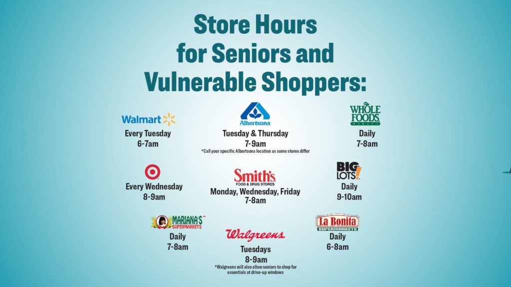 Las Vegas Stores with Senior Hours for Coronavirus