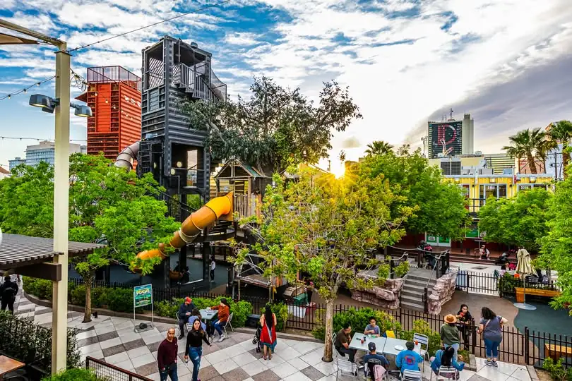 Moving to Las Vegas with Kids - Downtown Container Park